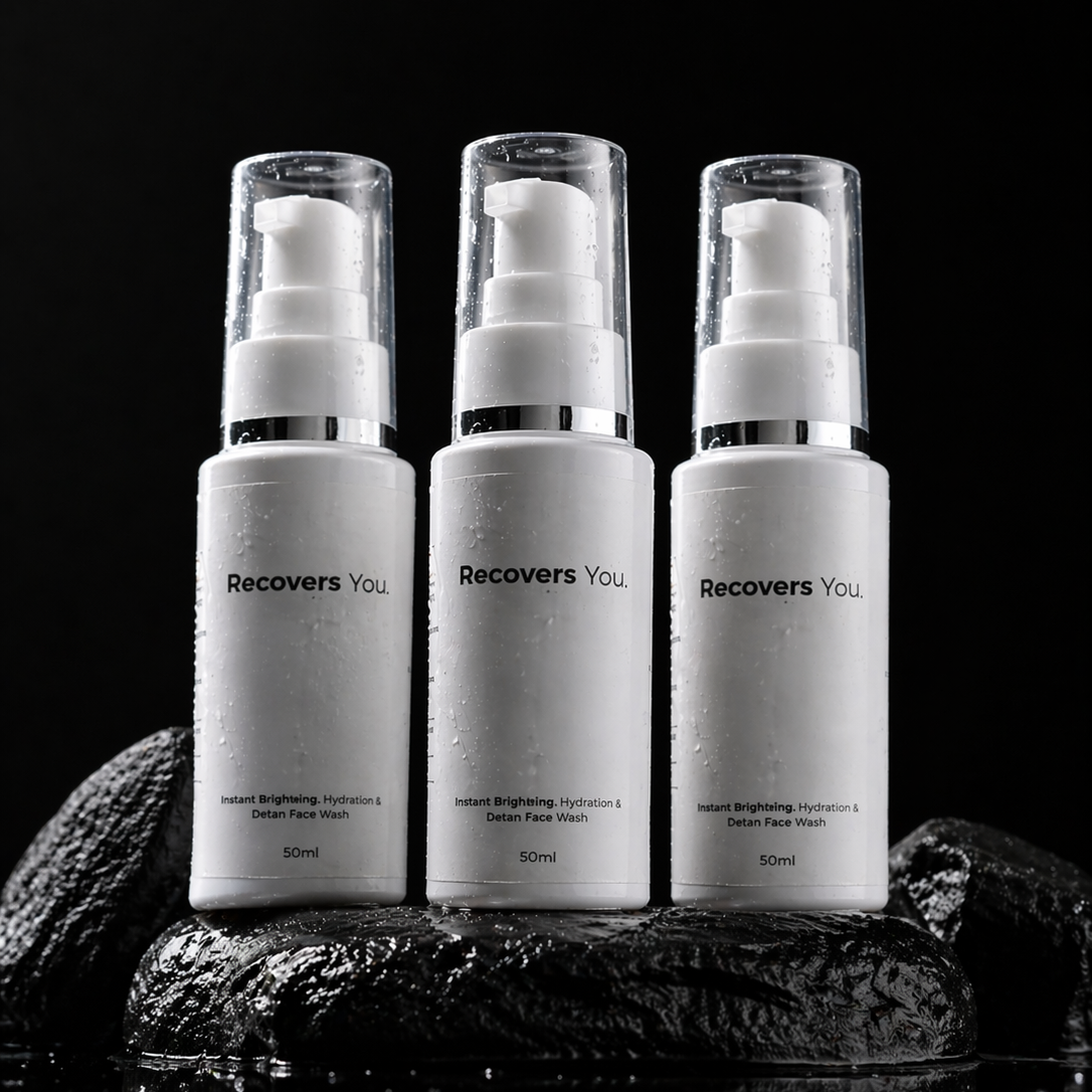 Instant Brightening and Detan Facewash Pack of 3